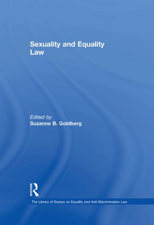 Cover of the book Sexuality and Equality Law by , Taylor and Francis