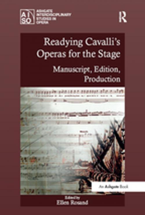 Cover of the book Readying Cavalli's Operas for the Stage by , Taylor and Francis