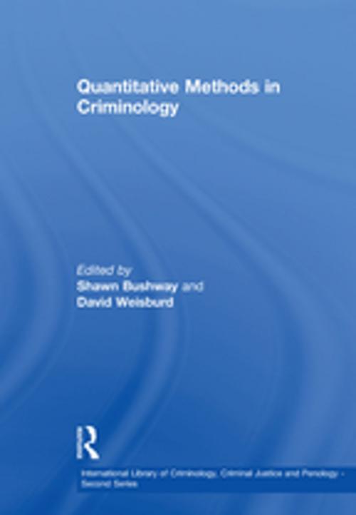 Cover of the book Quantitative Methods in Criminology by , Taylor and Francis