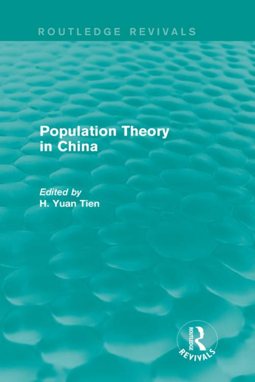 Cover of the book Population Theory in China by , Taylor and Francis