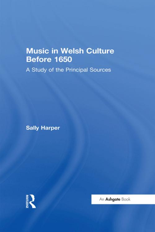 Cover of the book Music in Welsh Culture Before 1650 by Sally Harper, Taylor and Francis