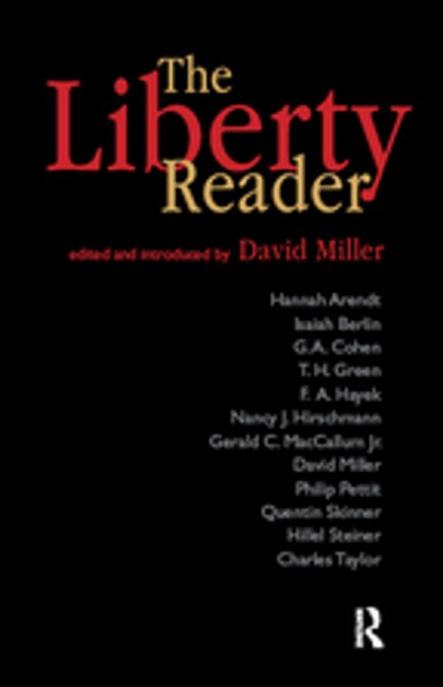 Cover of the book Liberty Reader by David Miller, Taylor and Francis