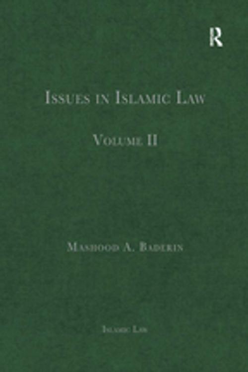 Cover of the book Issues in Islamic Law by , Taylor and Francis