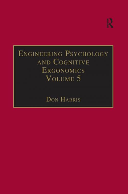 Cover of the book Engineering Psychology and Cognitive Ergonomics by , CRC Press