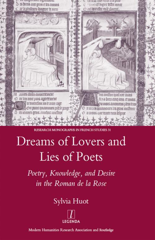 Cover of the book Dreams of Lovers and Lies of Poets by Sylvia Huot, Taylor and Francis