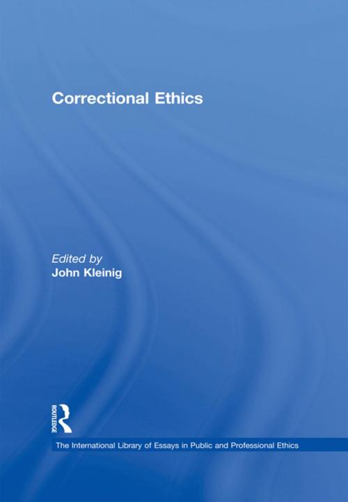 Cover of the book Correctional Ethics by , Taylor and Francis