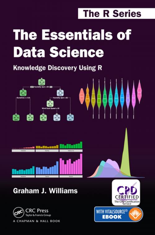 Cover of the book The Essentials of Data Science: Knowledge Discovery Using R by Graham J. Williams, CRC Press