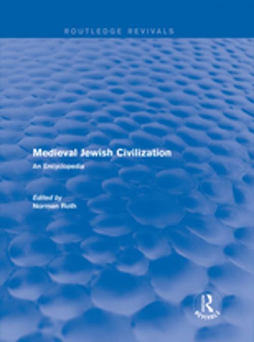 Cover of the book Routledge Revivals: Medieval Jewish Civilization (2003) by , Taylor and Francis