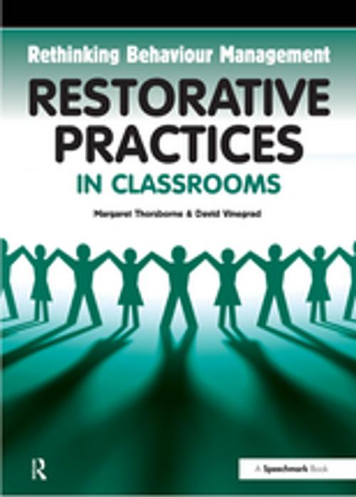 Cover of the book Restorative Practices in Classrooms by Belinda Hopkins, Taylor and Francis