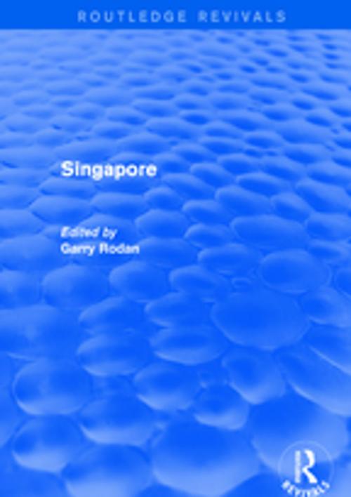 Cover of the book Singapore by , Taylor and Francis