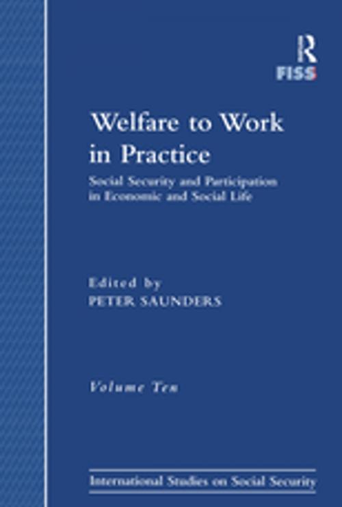 Cover of the book Welfare to Work in Practice by , Taylor and Francis
