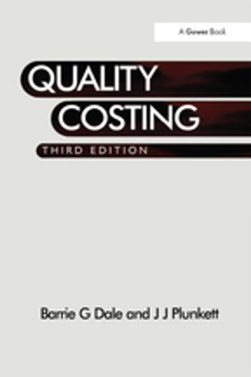 Cover of the book Quality Costing by Barrie G. Dale, J.J. Plunkett, Taylor and Francis