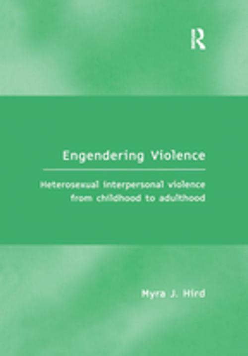 Cover of the book Engendering Violence by Myra J. Hird, Taylor and Francis