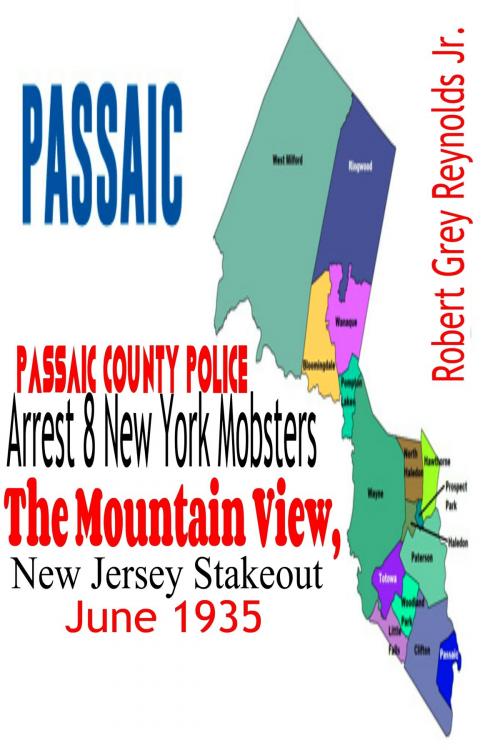 Cover of the book Passaic County Police Arrest 8 New York Mobsters The Mountain View, New Jersey Stakeout June 1935 by Robert Grey Reynolds Jr, Robert Grey Reynolds, Jr