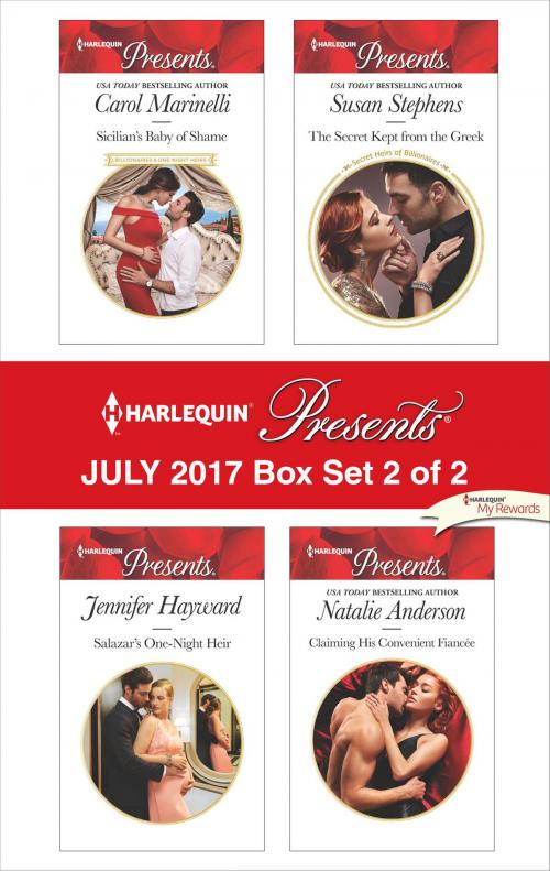 Cover of the book Harlequin Presents July 2017 - Box Set 2 of 2 by Carol Marinelli, Jennifer Hayward, Susan Stephens, Natalie Anderson, Harlequin