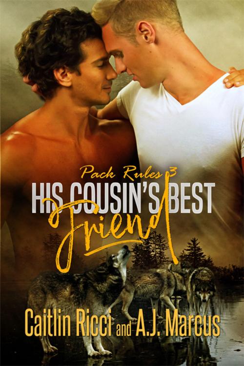 Cover of the book His Cousin's Best Friend by Caitlin Ricci, A.J. Marcus, eXtasy Books Inc