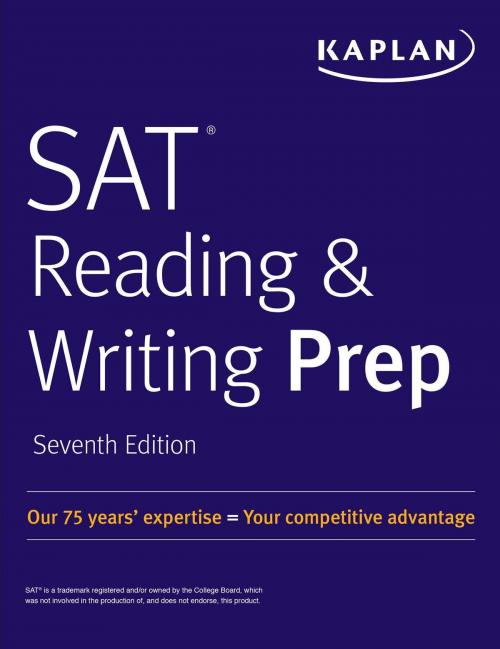Cover of the book SAT Reading & Writing Prep by Kaplan Test Prep, Kaplan Publishing