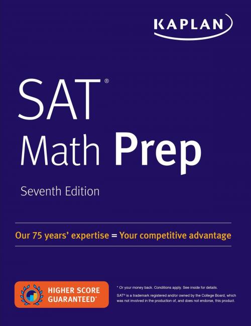 Cover of the book SAT Math Prep by Kaplan Test Prep, Kaplan Publishing