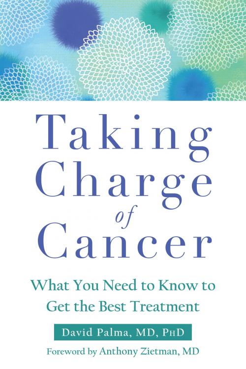 Cover of the book Taking Charge of Cancer by David Palma, MD, PhD, New Harbinger Publications