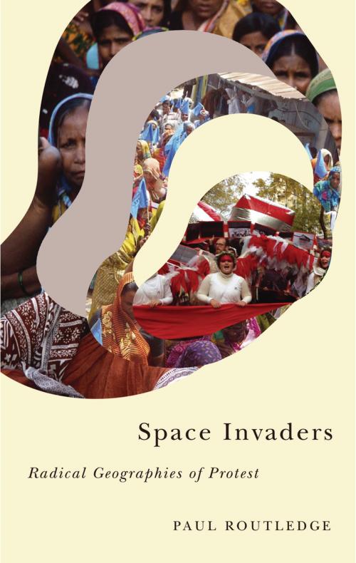Cover of the book Space Invaders by Paul Routledge, Pluto Press