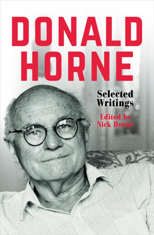Cover of the book Donald Horne by Donald Horne, Schwartz Publishing Pty. Ltd