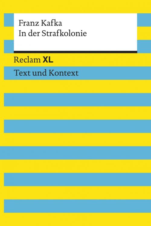 Cover of the book In der Strafkolonie by Franz  Kafka, Reclam Verlag