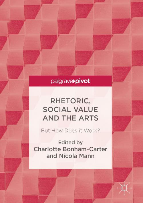 Cover of the book Rhetoric, Social Value and the Arts by , Springer International Publishing