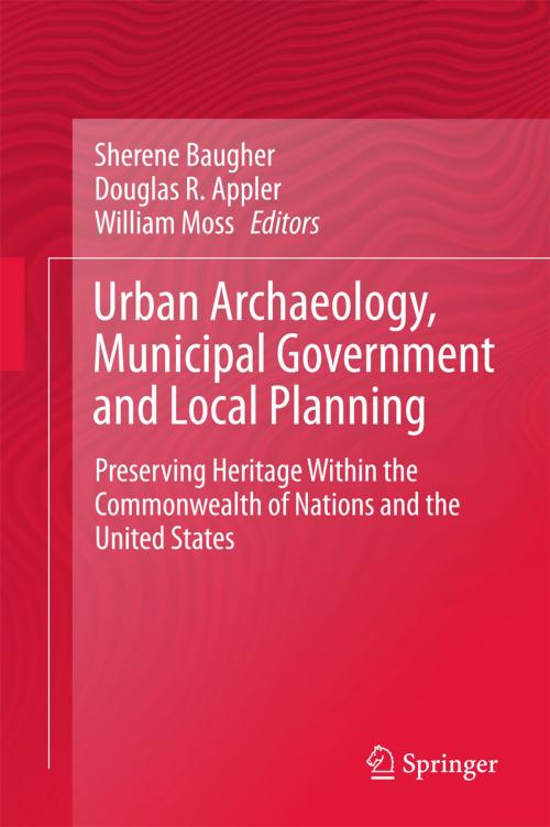 Cover of the book Urban Archaeology, Municipal Government and Local Planning by , Springer International Publishing