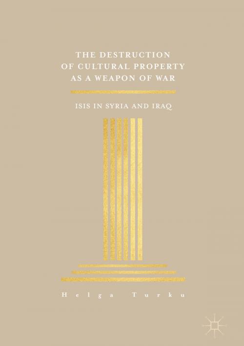 Cover of the book The Destruction of Cultural Property as a Weapon of War by Helga Turku, Springer International Publishing