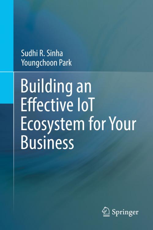 Cover of the book Building an Effective IoT Ecosystem for Your Business by Sudhi R. Sinha, Youngchoon Park, Springer International Publishing
