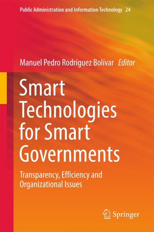 Cover of the book Smart Technologies for Smart Governments by , Springer International Publishing