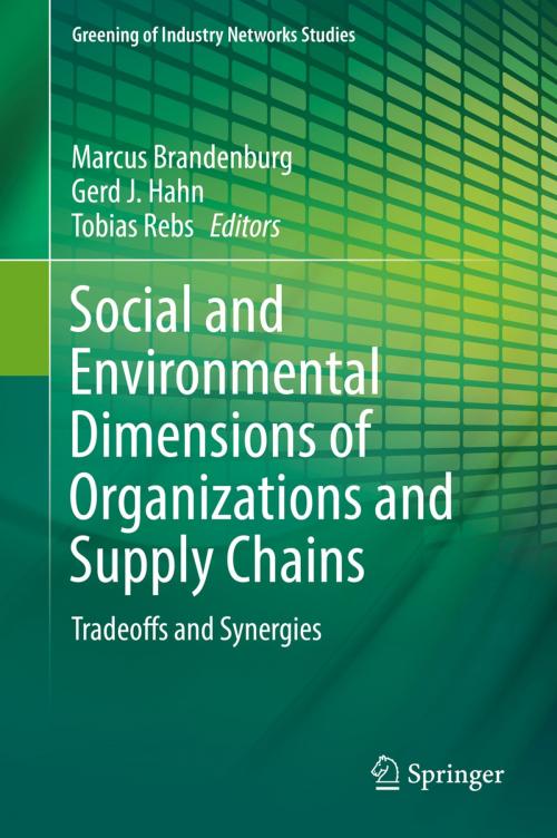 Cover of the book Social and Environmental Dimensions of Organizations and Supply Chains by , Springer International Publishing