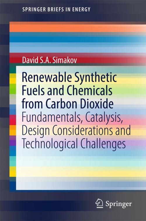 Cover of the book Renewable Synthetic Fuels and Chemicals from Carbon Dioxide by David S.A. Simakov, Springer International Publishing