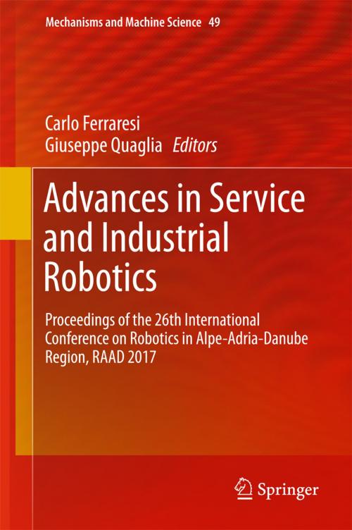 Cover of the book Advances in Service and Industrial Robotics by , Springer International Publishing
