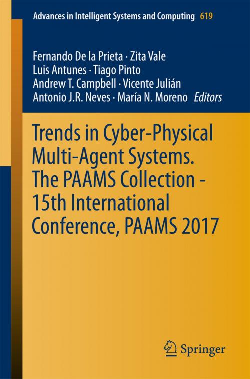 Cover of the book Trends in Cyber-Physical Multi-Agent Systems. The PAAMS Collection - 15th International Conference, PAAMS 2017 by , Springer International Publishing