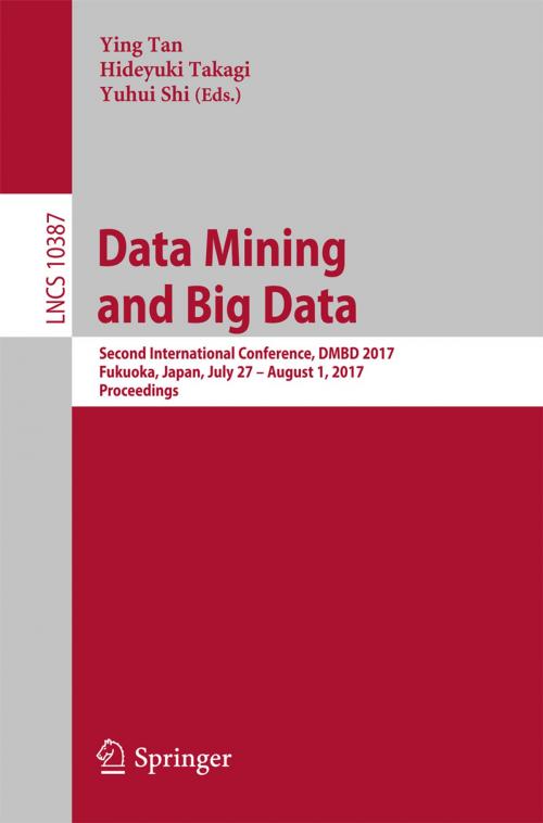 Cover of the book Data Mining and Big Data by , Springer International Publishing
