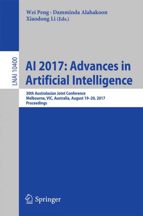 Cover of the book AI 2017: Advances in Artificial Intelligence by , Springer International Publishing