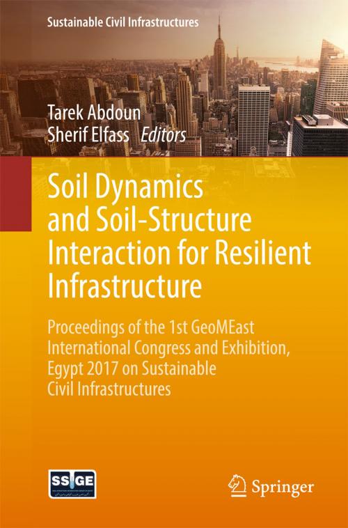 Cover of the book Soil Dynamics and Soil-Structure Interaction for Resilient Infrastructure by , Springer International Publishing