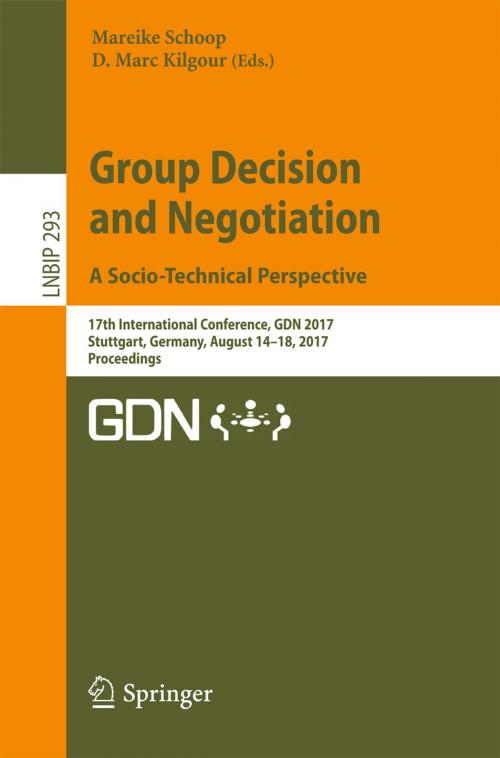 Cover of the book Group Decision and Negotiation. A Socio-Technical Perspective by , Springer International Publishing