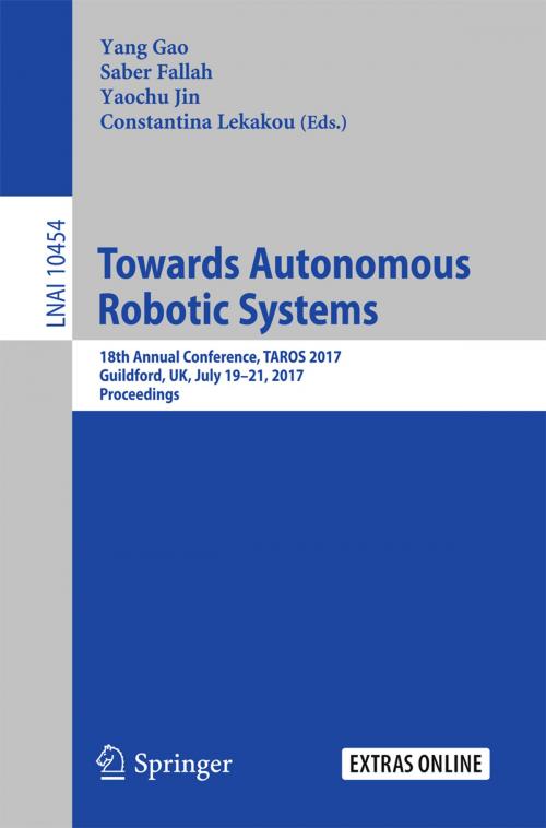 Cover of the book Towards Autonomous Robotic Systems by , Springer International Publishing