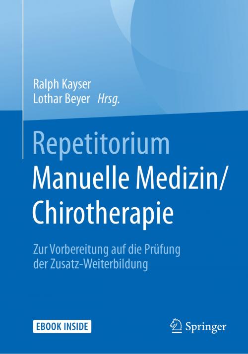 Cover of the book Repetitorium Manuelle Medizin/Chirotherapie by , Springer Berlin Heidelberg