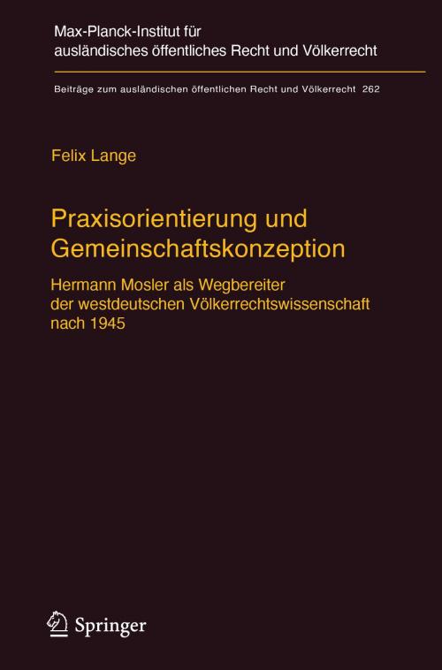 Cover of the book Praxisorientierung und Gemeinschaftskonzeption by Felix Lange, Springer Berlin Heidelberg