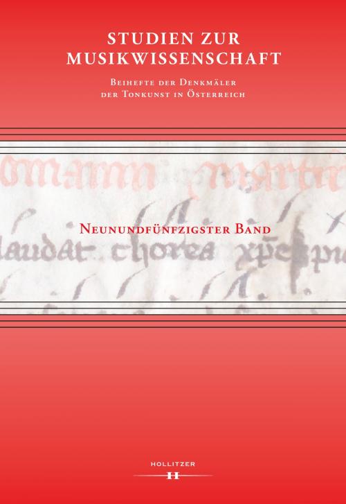Cover of the book Studien zur Musikwissenschaft - Beihefte der Denkmäler der Tonkunst in Österreich. Band 59 by , Hollitzer Wissenschaftsverlag
