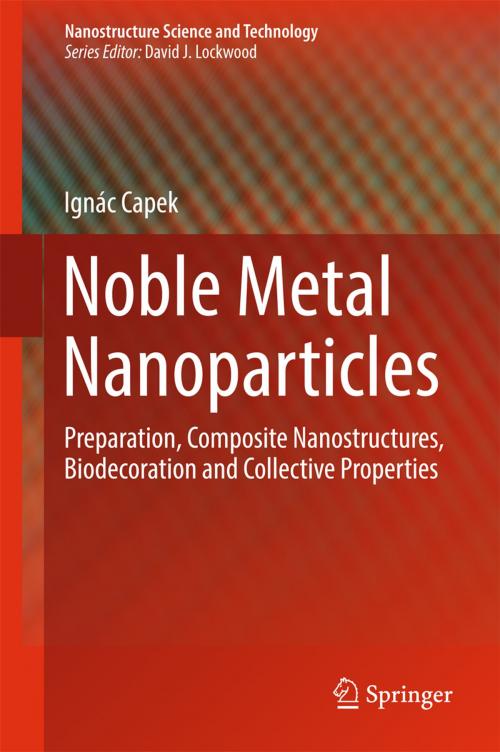 Cover of the book Noble Metal Nanoparticles by Ignác Capek, Springer Japan