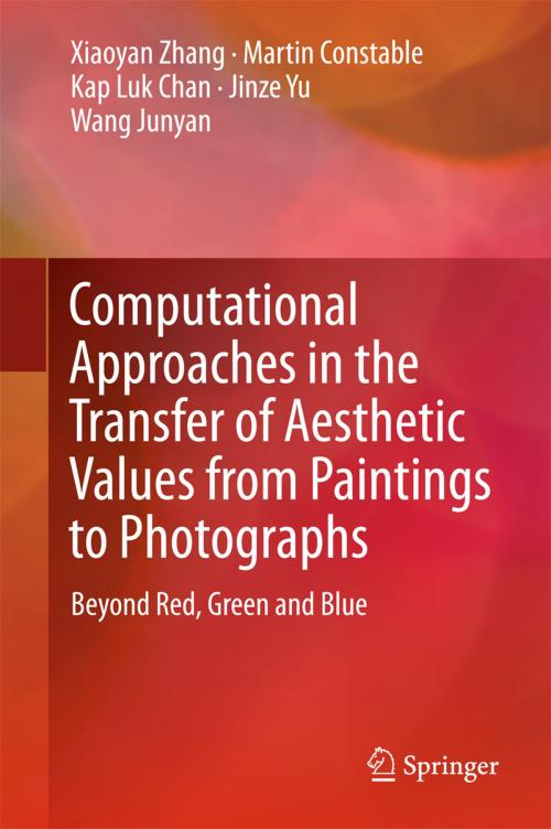 Cover of the book Computational Approaches in the Transfer of Aesthetic Values from Paintings to Photographs by Xiaoyan Zhang, Martin Constable, Kap Luk Chan, Jinze Yu, Wang Junyan, Springer Singapore