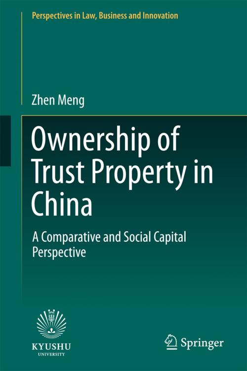 Cover of the book Ownership of Trust Property in China by Zhen Meng, Springer Singapore