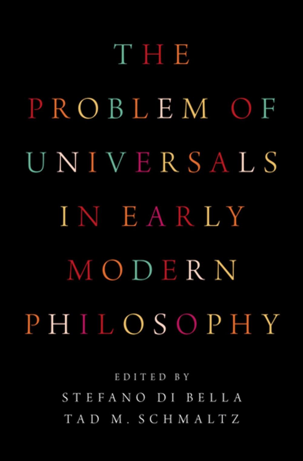 Big bigCover of The Problem of Universals in Early Modern Philosophy