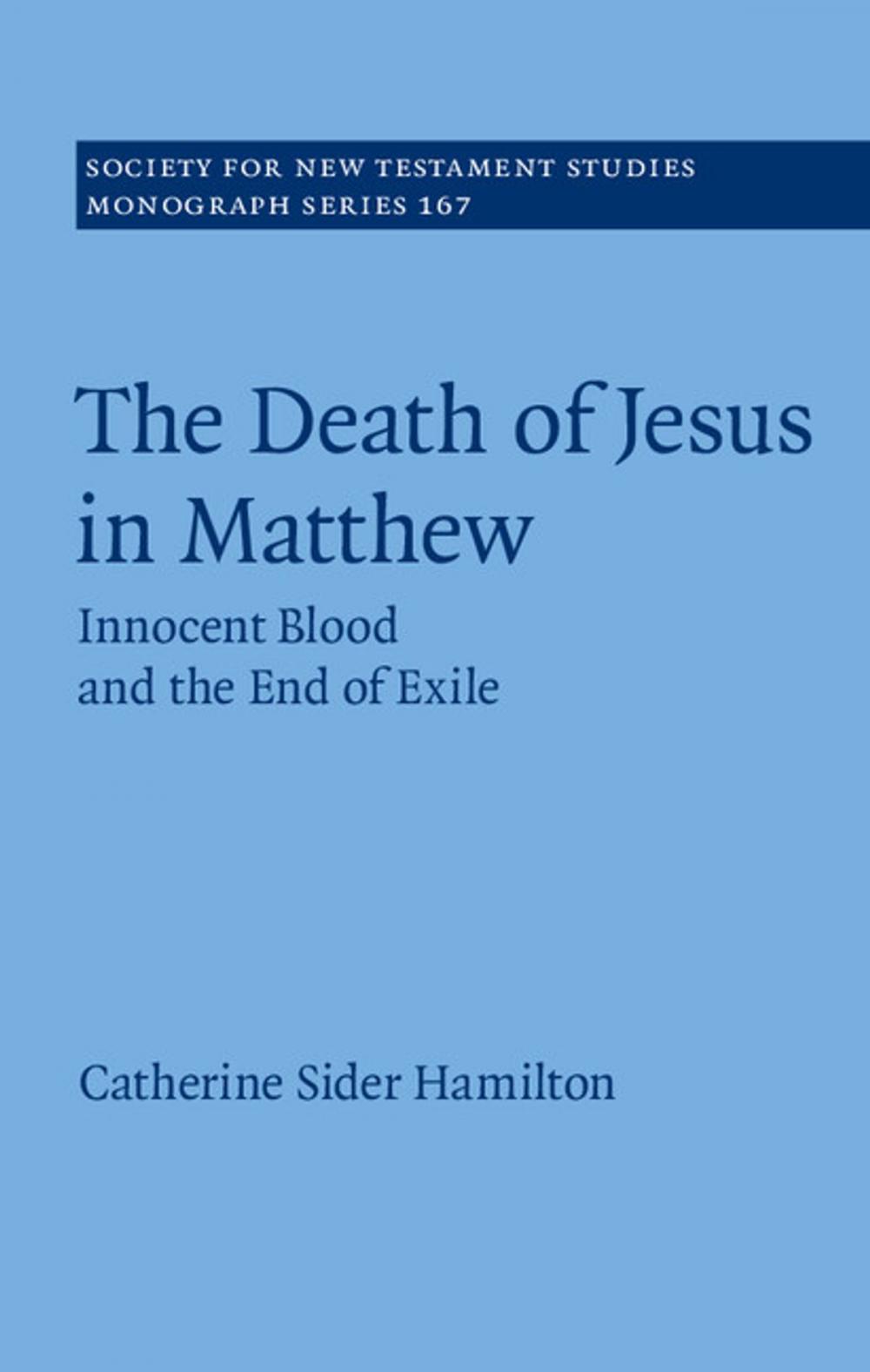 Big bigCover of The Death of Jesus in Matthew