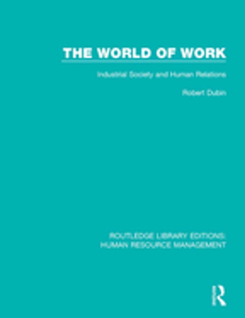 Big bigCover of The World of Work