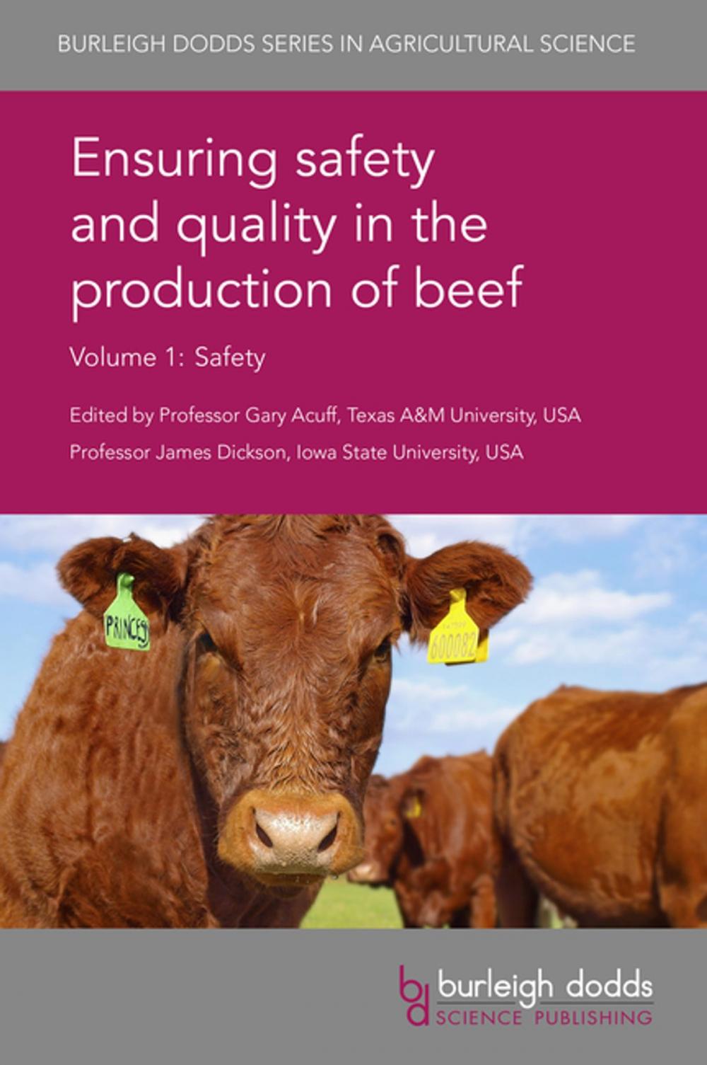 Big bigCover of Ensuring safety and quality in the production of beef Volume 1
